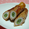 ゆうかりコアラ's cooksnap of when they made ちくわのぐるぐる肉巻き～お弁当に～.