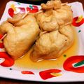 kazyue's cooksnap of when they made ニラと豚肉の簡単きんちゃく♪.