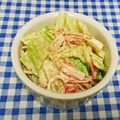 ととろ＆めい's cooksnap of when they made 幼児食 キャベツとカニカマのサラダ.