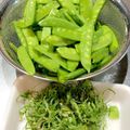 Riyusa's cooksnap of when they made 知らなきゃ損！さやえんどうのスジ取り.