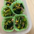 はーらちゃん's cooksnap of when they made ほうれん草のベーコン コーンのバター炒め.