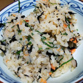 kokoro70's cooksnap of when they made 焼き塩鮭とひじきのおこわ.