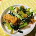 ふにやまら's cooksnap of when they made 定番☆小松菜うすあげの炒めもの.