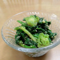 クックI7I5L1☆'s cooksnap of when they made 基本のほうれん草のごま和え.。o○.