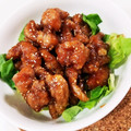 natsu☆i's cooksnap of when they made 給食で人気のとり肉のてりかけ.