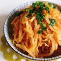 茶ﾊﾟ's cooksnap of when they made ピリ辛で旨ッ！糸こんともやしの韓国炒め☆.