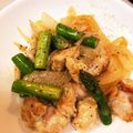 なーなちゃん's cooksnap of when they made チキンとアスパラのマヨペッパー炒め。.