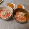 よちりん's cooksnap of when they made ノルウェーサーモンと塩レモンのポキ丼.