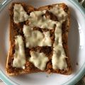 シュークリーム人間's cooksnap of when they made さばの味噌煮缶で☆簡単トースト.