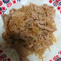 クック94QWZL☆'s cooksnap of when they made ご飯モリモリ！豚肉ともやしのスタミナ丼.
