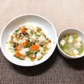 sAix59's cooksnap of when they made 離乳食完了期 カレー風味ほうれんそう炒め.
