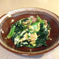 JackFruits's cooksnap of when they made ほうれん草とベーコンの卵とじ.