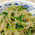 オウジリリノエ's cooksnap of when they made 豆苗ともやしのナムル.