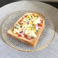 ☆こまっと☆'s cooksnap of when they made 冷蔵庫にあるもので！パパッとピザトースト.