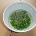 きらり流れ星's cooksnap of when they made ほんのり塩味で艷やかなグリンピース茹で方.
