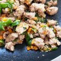あたむ❤189's cooksnap of when they made 豚挽き肉の彩りさっぱり丼.