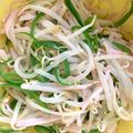 めいちママ＊'s cooksnap of when they made あっさり♪もやし、ピーマン、ハムのナムル.