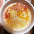 箱入り娘づーさん's cooksnap of when they made キャベツにんじん玉ねぎトマトの簡単スープ.