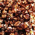 yucahoney's cooksnap of when they made バレンタイン甘すぎないチョコポップコーン.