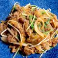 ともころ22's cooksnap of when they made 水菜の森のプルコギ.