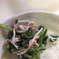 よーはるまー's cooksnap of when they made ほうれん草とカニカマのゆかりマヨサラダ.