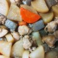 クック8YQSKM☆'s cooksnap of when they made ほっこり鳥と大根、人参の煮物.
