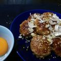 wakamegu's cooksnap of when they made 油揚げ入り！豚つくねの照り焼きダレ.
