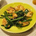 yuuukicha's cooksnap of when they made 鶏ももとにらの甘辛炒め.