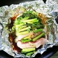 オリオバナ's cooksnap of when they made ささみのホイル蒸し.