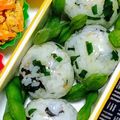 nosso's cooksnap of when they made ごま油香る ニラの韓国風おにぎり.