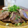 ダイナマイト漆黒's cooksnap of when they made 焼肉店仕込み！豚タンのニンニク塩ダレ焼き.