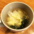 アマレット♪'s cooksnap of when they made 余った餃子の皮が麺になる★簡単中華スープ.