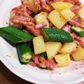 ★ヨリカズ★'s cooksnap of when they made ☆オクラとポテトのバター炒め☆.