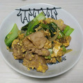 せきもくさいか's cooksnap of when they made 簡単♪チンゲン菜と豚こまの卵とじ.
