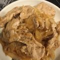 hohohorn_a's cooksnap of when they made 超簡単！豚こま肉の生姜焼き風.