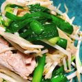 sumomokaka's cooksnap of when they made ニラ豚バラもやし炒め♪簡単.