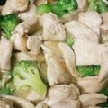梅水玉's cooksnap of when they made 鶏むね肉とブロッコリーのコンソメマヨ炒め.