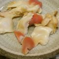 youtapapa's cooksnap of when they made ホッキ貝、ウバガイの捌き方(刺身と湯引き.
