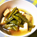 ◎ながちゃん◎'s cooksnap of when they made ダシが効いた！絹さやと厚揚げの煮物.