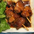 あつななママ's cooksnap of when they made 豚ばら肉巻き玉ねぎの串焼き（焼肉のたれ）.