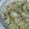 クックU2EH0V☆'s cooksnap of when they made かぶと鶏のつくねで☆あったかこっくり煮物.