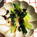 ねーこねこ's cooksnap of when they made ウマウマ！小松菜とちくわのナムル.