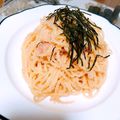 ricomimi's cooksnap of when they made 和えるだけ簡単！明太子パスタ.