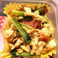 れっもーん's cooksnap of when they made 小松菜とベーコンの卵とじ炒め.