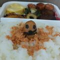 HALYUI's cooksnap of when they made ★簡単★ひょっこりモグラのお弁当★.
