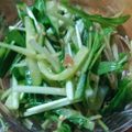 クックかわまい's cooksnap of when they made 水菜と茗荷の梅サラダ.