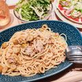 ♪̊̈♪̆̈'s cooksnap of when they made グリーンオリーブとシーチキンのパスタ.