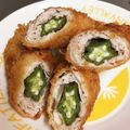 ぴりっちょ's cooksnap of when they made mオクラの肉巻きフライ.