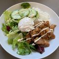 canapeco's cooksnap of when they made 豚ロースのカフェ風サラダ丼。.
