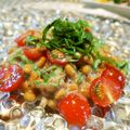 アイリッシュショコラ's cooksnap of when they made おかか梅しそトマト納豆.